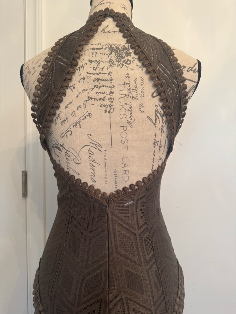 Guess Sleeveless Crochet Maxi Dress - Picture 6 of 9